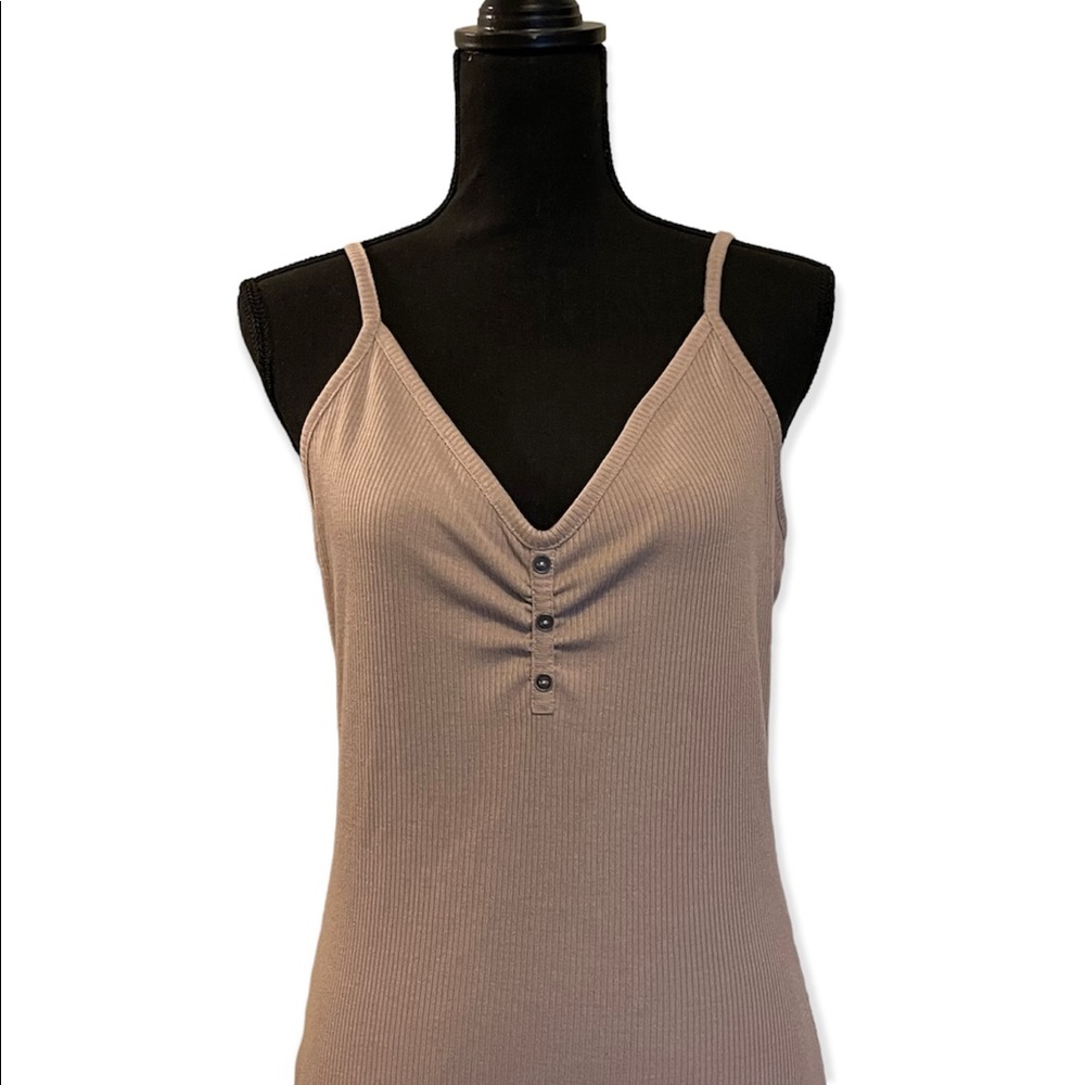 Rue21 Rue+ Ribbed Henley Tank Top | Plus Size 2X